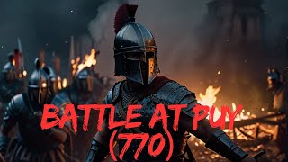 The Battle of Puy 770 The fierce battle of the Frankish army against the Aquitanian rebellion [upl. by Oirelav3]