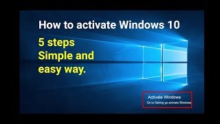 how to activate windows 10  how to activate windows 10 for free [upl. by Conchita996]