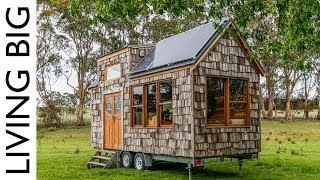 Super Affordable OffGrid Tiny House Built With Old Fence Palings [upl. by Paapanen103]