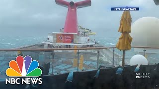 Carnival cruise passengers outraged after terrifying ordeal through storm [upl. by Nigel]