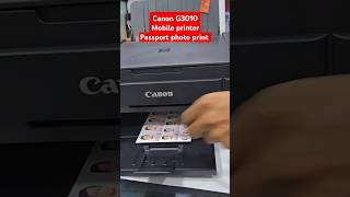 Canon G3010 Mobile printer Passport photo prin Allin One Color printer Photo Speed Test Canon [upl. by Flanagan]