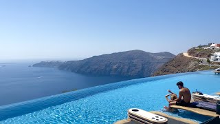 CAVO TAGOO SANTORINI sensational hotel with incredible views full tour in 4K [upl. by Birdie]