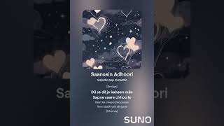 saansein adhoori song lyrics [upl. by Enomsed177]