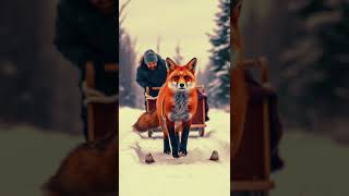 Solsie and the Sled A Foxs Journey to Help an Elderly Friend [upl. by Lleihsad]