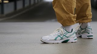 This Asics is Cream Gel1130 Cream  Kale Review amp On Feet [upl. by Aneled583]