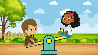 Teeter Totter Animated Song for Kids [upl. by Ilagam]