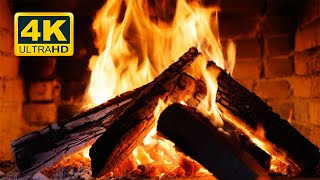 🔥 Fireplace 4K UHD Fireplace with Crackling Fire Sounds Fireplace Burning for Home [upl. by Chill]