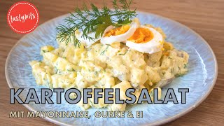 Bester Kartoffelsalat mit Mayonnaise Gurke amp Ei Rezept von Oma [upl. by Ecadnarb719]