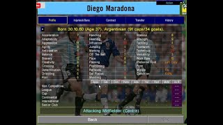 Would Maradona Join Oxford Utd Championship Manager 3 Pt 2 [upl. by Emmi485]