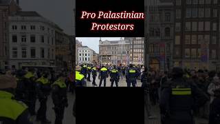 amsterdam propalastinians protest shortsyoutube shortsfeedshortsnews [upl. by Berneta870]