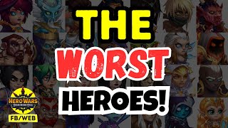 Here Are 7 Heroes You MUST AVOID  Hero Wars Dominion Era [upl. by Now]