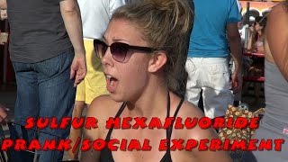 Sulfur Hexafluoride Voice Change Prank Public Pranks S01E07 [upl. by Lumbye202]