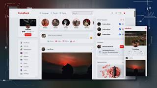 Build Complete responsive frontend Social media website in next js 15  react js 19  Tailwind CSS [upl. by Ahsemrak]