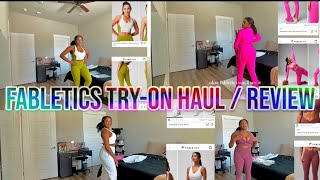 Fabletics Tryon Haul Review Not Sponsored [upl. by Adachi]