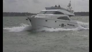 Fairline Squadron 55 sea trial by MBM [upl. by Nahtanaoj]