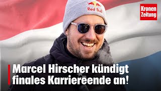 Marcel Hirscher kündigt finales Karriereende an  kronetv NEWS [upl. by Stein]