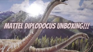 Mattel Diplodocus Unboxing [upl. by Bourke]