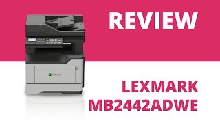 Lexmark MB2442adwe A4 Mono Multifunction Laser Printer [upl. by Dylan]