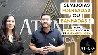 Qual a diferença entre semi joias banhadas e folheadas  Tudo sobre o processo de galvanoplastia [upl. by Neelik641]