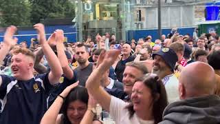 Scotland’s On Fire  Tartan Army  Schlossplatz  Stuttgart  22062024 [upl. by Naig]