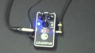 KOR PEDALS LEADSTAR DISTORTION OVERDRIVE [upl. by Terrye]