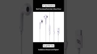 Latest Half in Ear Earphones  Powerful Bass Comfortable Wired Earphones  HY Type C Earphones [upl. by Eeryt]