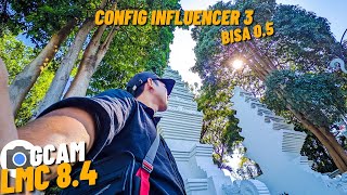 Config Influencer 3 😎 Gcam Lmc 84 R18 Suppot Lensa Ultrawide 05 Dan Video Stabilizer [upl. by Eixid97]