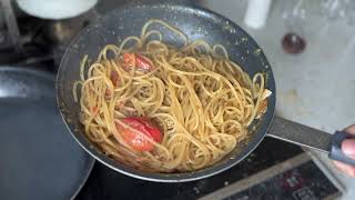 Roasted tomatoes have a strong flavor  Spaghetti al pomodoro [upl. by Ahser]