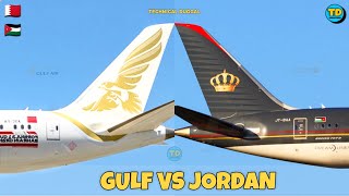 Gulf Air Vs Royal Jordanian Airlines Comparison 2024 🇧🇭 Vs 🇯🇴 [upl. by Daniele963]