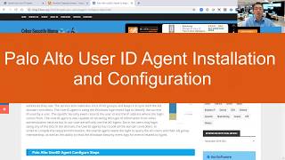 Palo Alto User ID Agent Installation and Configuration [upl. by Akienahs541]