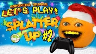 Annoying Orange Lets Play Splatter Up 2 Merry Splatmas [upl. by Qifar]