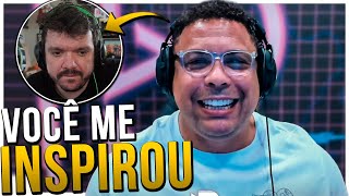 RONALDO FENÔMENO AGRADECE GAULES pela sua PRIMEIRA LIVE [upl. by Ravid]