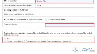 Provisional Application for Patent Cover Sheet SB16 [upl. by Emma995]