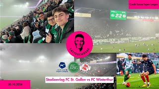 Am FCSG wird id Nebelsuppe gspuckt🤷🏾‍♂️  StadionVlog FCSG 🆚 FC Winti mit de Community😍🔥 [upl. by Cash]