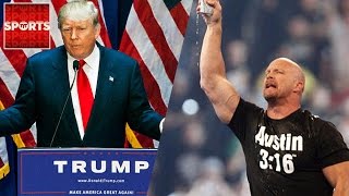 Donald Trump Was Once STONE COLD STUNNED In The WWE [upl. by Shirlee821]