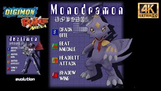 Digimon Rumble Arena Remake How Unlock Monodramon [upl. by Derayne]