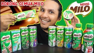 tak tahu pulak ada BERMACAM JENIS AIR MILO mukbang malaysia AUTOHYPER SAMPAI PAGI [upl. by Rosena]