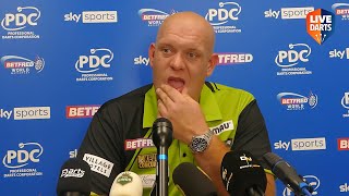 Michael van Gerwen gives HONEST TAKE on Andrew Gilding  reaction to defeating Joe Cullen [upl. by Lamond]