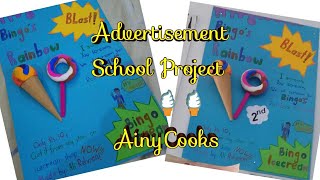 Advertisement of Icecream by a 5th grade student School project AinyCooks [upl. by Bebe]