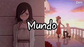 Nightcore  Mundo  lyrics [upl. by Akimert1]