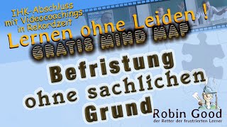 Befristung ohne sachlichen Grund Gratis Mind Map [upl. by Koah]