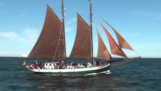 Gaffelschoner Jachara  Hanse Sail Rostock 2012 [upl. by Chucho325]