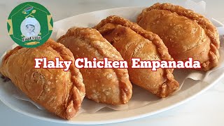 Flaky Chicken Empanada Chicken Empanada de Kaliskis flakychickenturnover food4hjobymomc [upl. by Chaudoin]