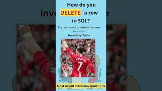 How do you Delete Row in SQL  SQL Developer Interview Question  be careful while using it [upl. by Sherlock244]