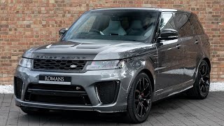 2018 Range Rover Sport SVR  Corris Grey  Walkaround  Engine Sound [upl. by Harlow]