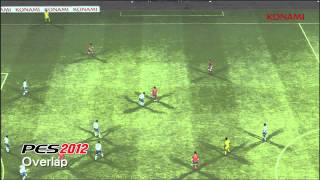 PES 2012 Gameplay  Overlapping Runs HD [upl. by Irak]