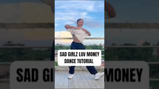 sad girlz luv money tiktok dance tutorial slow and mirrored dance tiktok dancechallenge shorts [upl. by Acirederf]