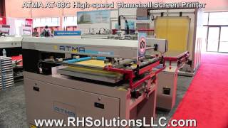 ATMA AT68C High speed Clamshell Screen Printer for sale by RH Solutions LLC [upl. by Nevada]