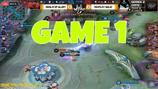 NXP SOLID VS REALM OF GLORY  GAME 1  MOB PALABOY CUP 3 [upl. by Dnomayd]