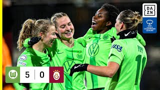 HIGHLIGHTS  VfL Wolfsburg vs Galatasaray AŞ  UEFA Womens Champions League 2425 Deutsch [upl. by Itaws]